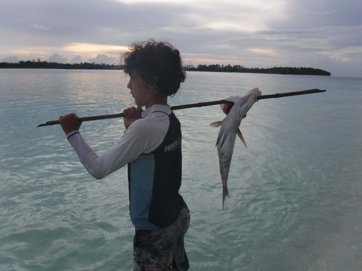 Finn, Fishing and Friends. - Travel Within Travel Without